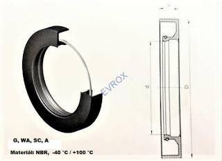Gufero G 110x140x13