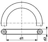 O-krúžok 10,5x2,5 FPM70 (VITON)